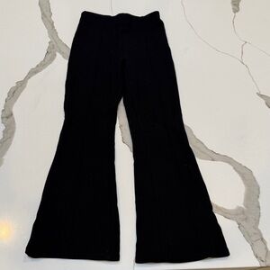 Zara Girls Black Flared Leggings size 10